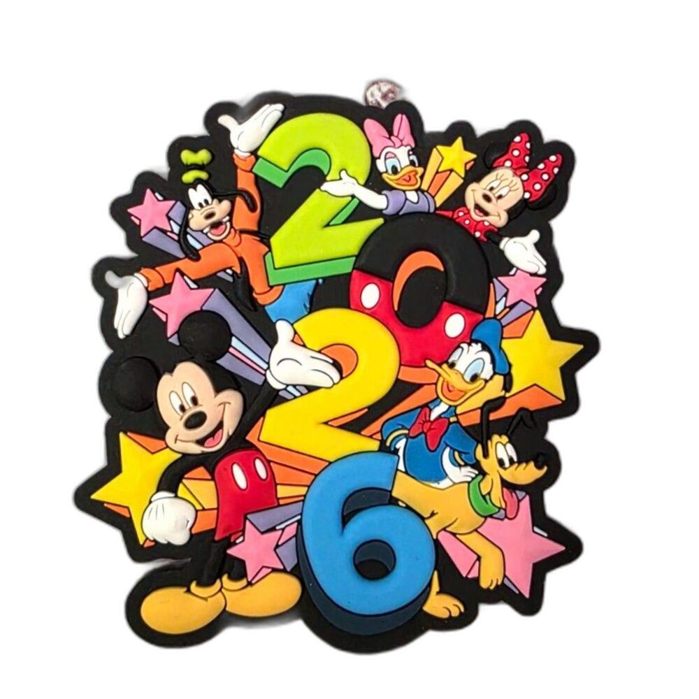 2026 Disney Mickey & Gang Soft PVC Magnet